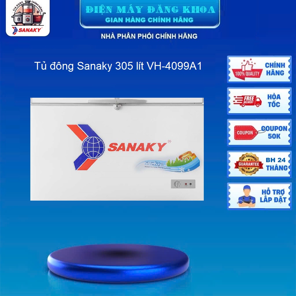 Tủ đông Sanaky VH-4099A1 305 lít
