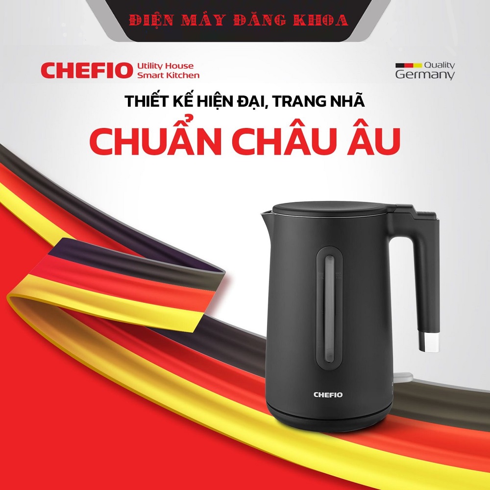 Ấm siêu tốc 2 lớp CHEFIO CFK2205