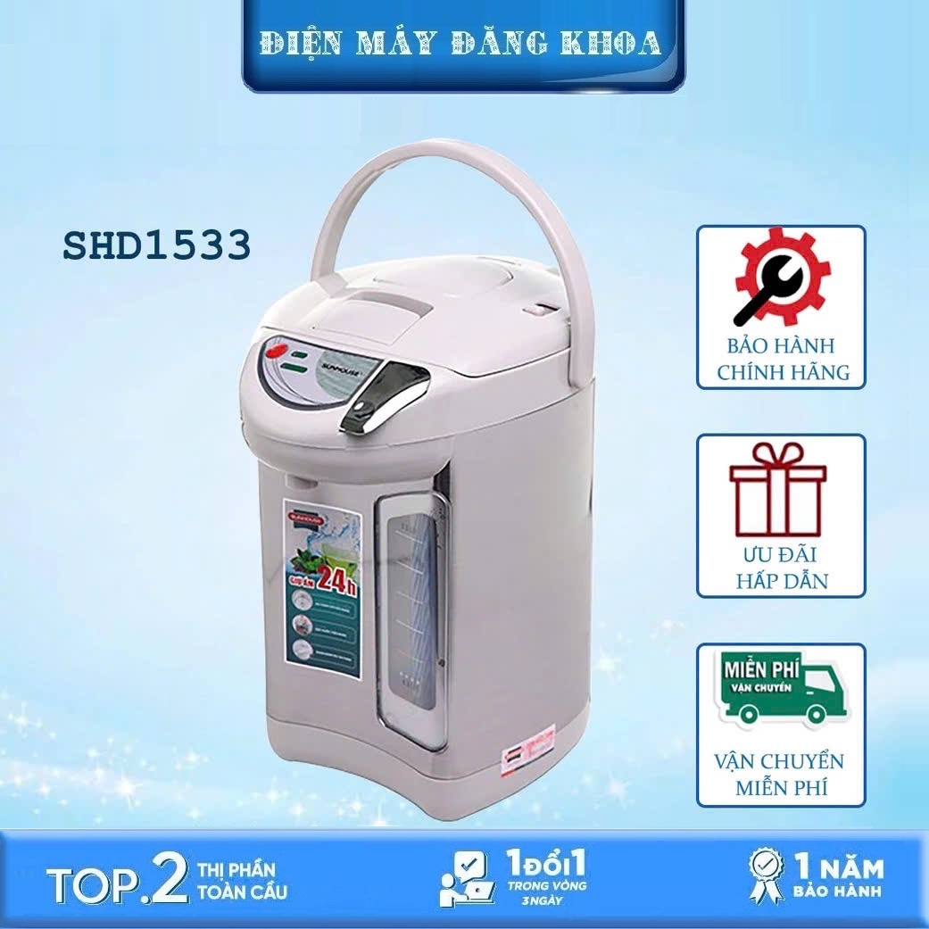 BÌNH THỦY ĐIỆN 3.3 L SUNHOUSE SHD1533