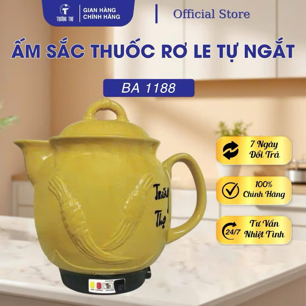 Ấm sắc thuốc dược tâm thọ (5 Lít)
