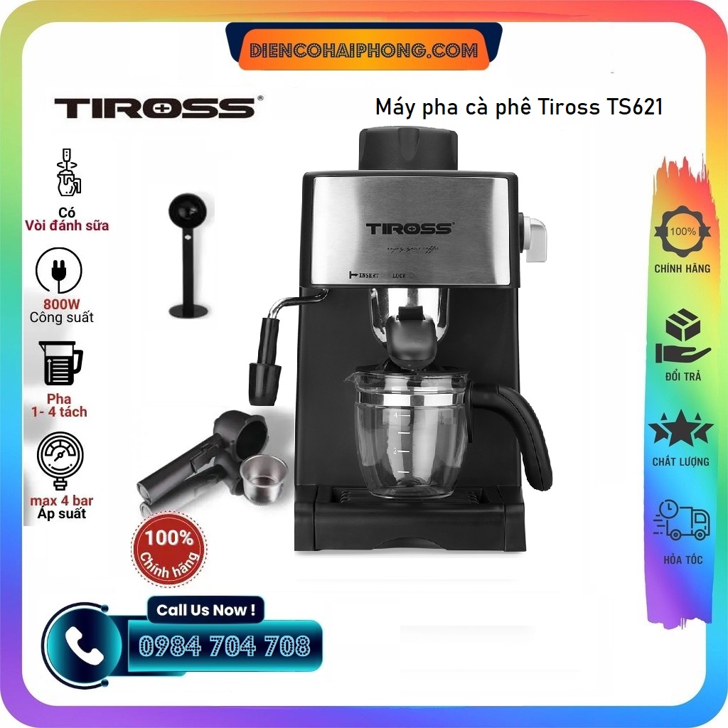 Máy pha cà phê Tiross TS621