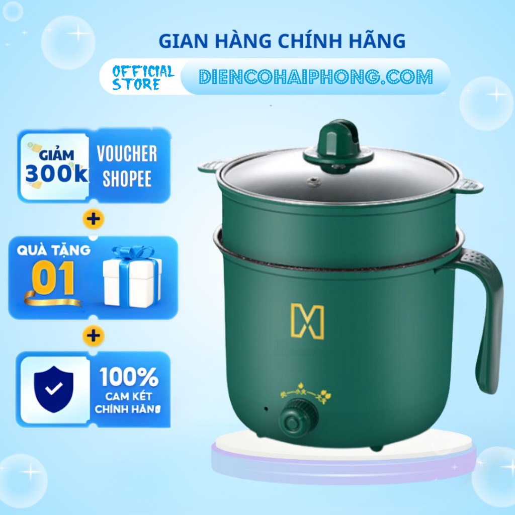 Nồi Lẩu Mini Ca Nấu Mì Đa Năng