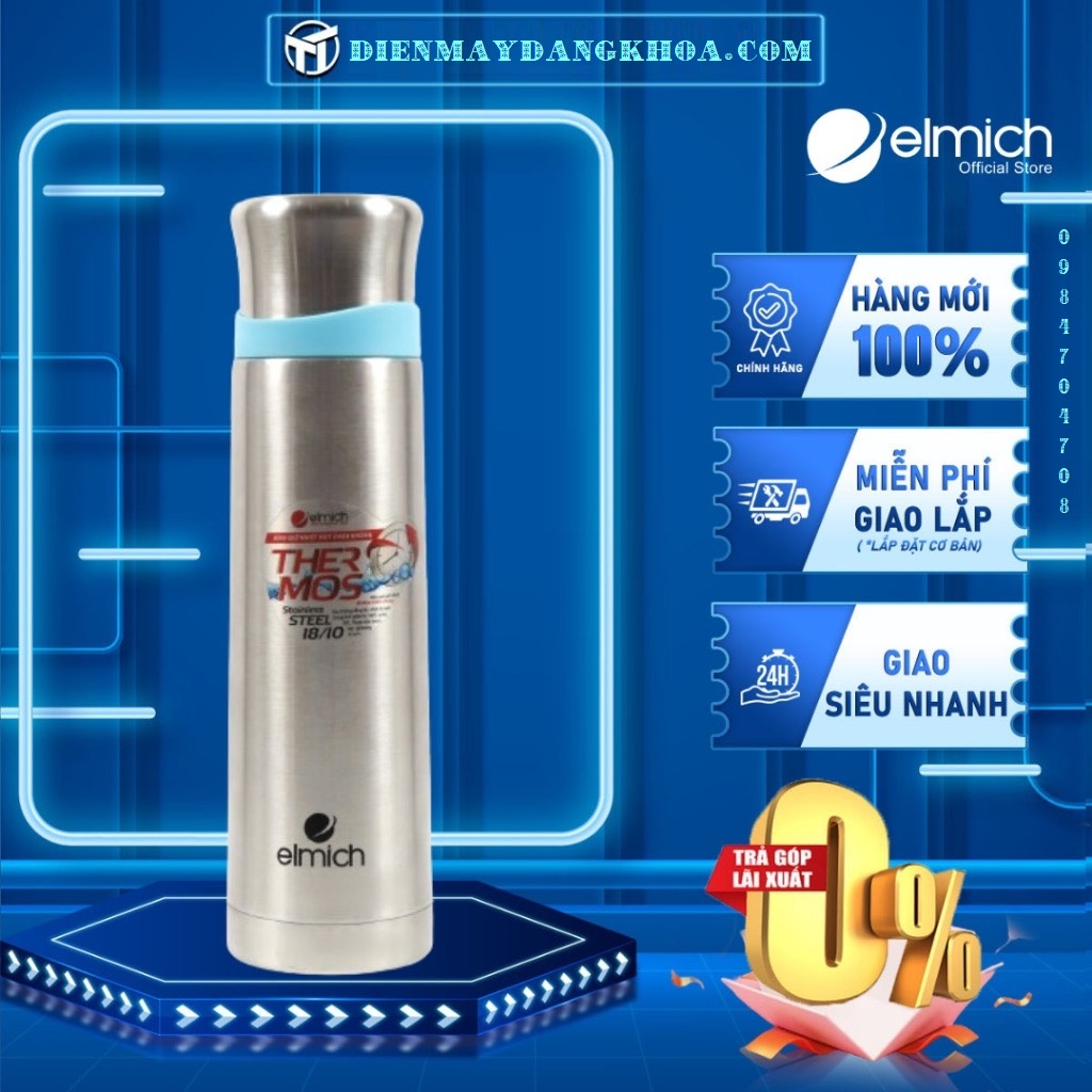 BÌNH GIỮ NHIỆT ELMICH INOX 500ML K5