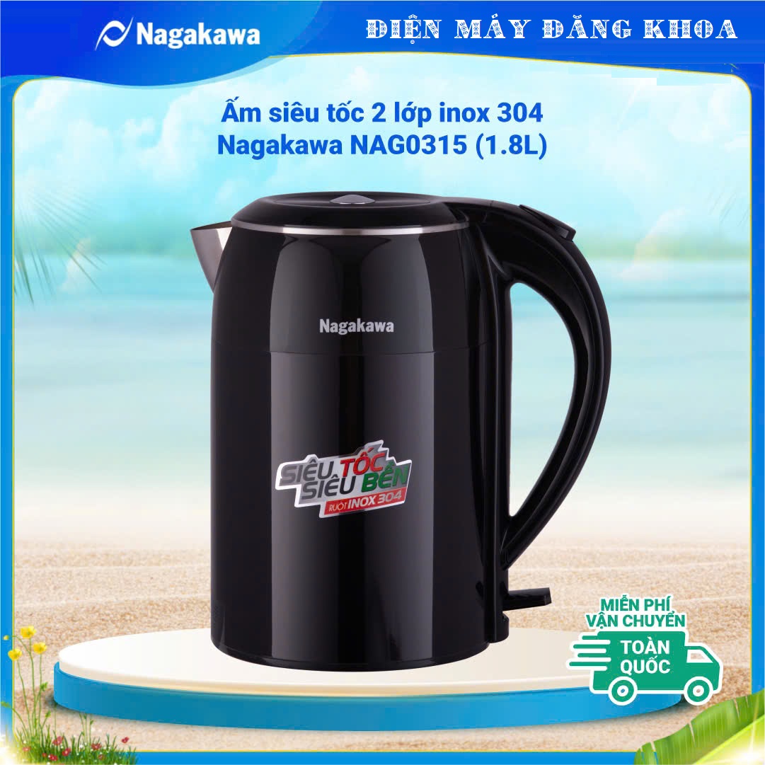 Ấm đun siêu tốc Nagakawa NAG0315