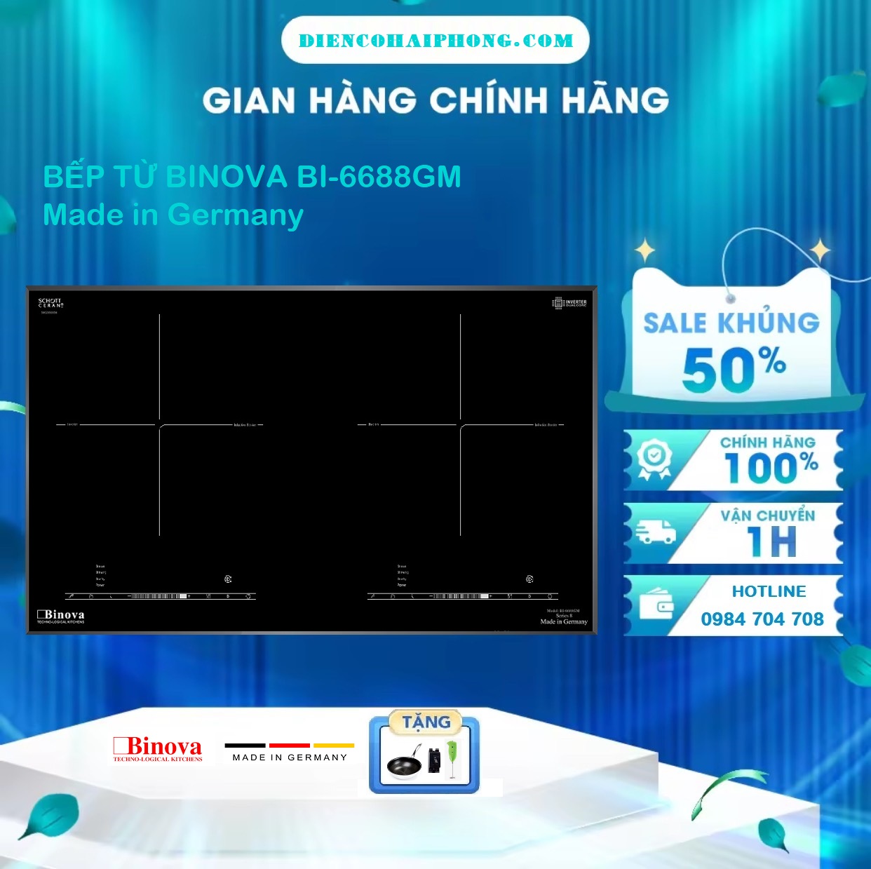 BẾP TỪ BINOVA BI-968JP