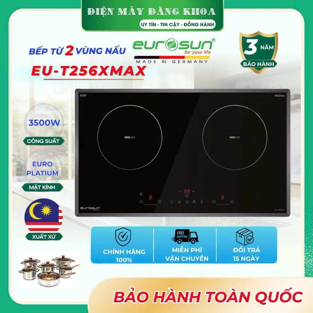 Bếp Từ Eurosun EU-T256MAX ( quà tặng bộ nồi )