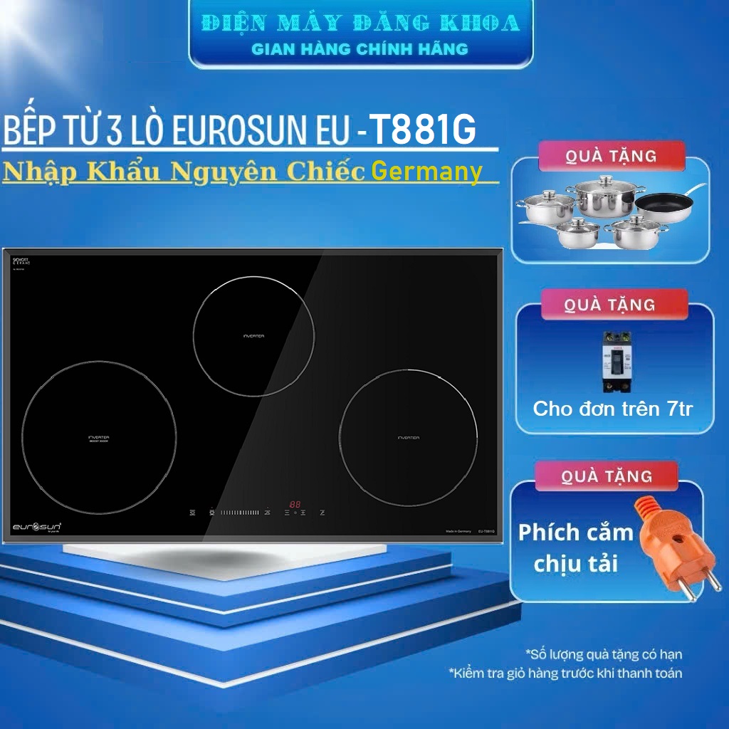 Bếp từ Eurosun EU-T881G ( Quà tặng khủng)