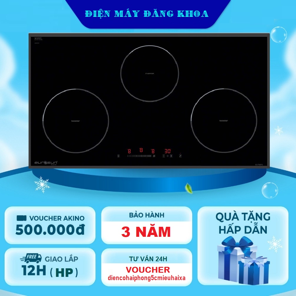 Bếp từ Eurosun EU-T881G ( TẶNG BỘ NỒI )