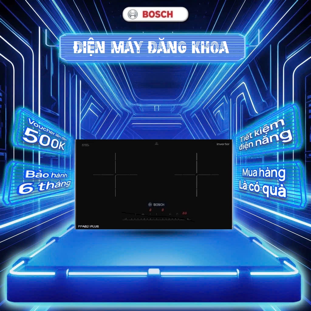 Bếp từ đôi Bosch ppab2i plus Made in Germany
