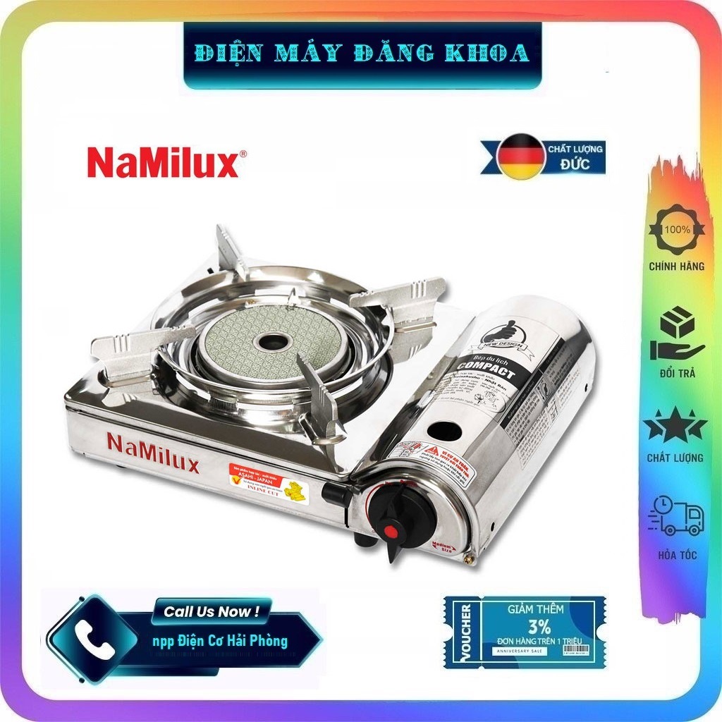 Bếp gas mini hồng ngoại NaMilux MMC-181SS