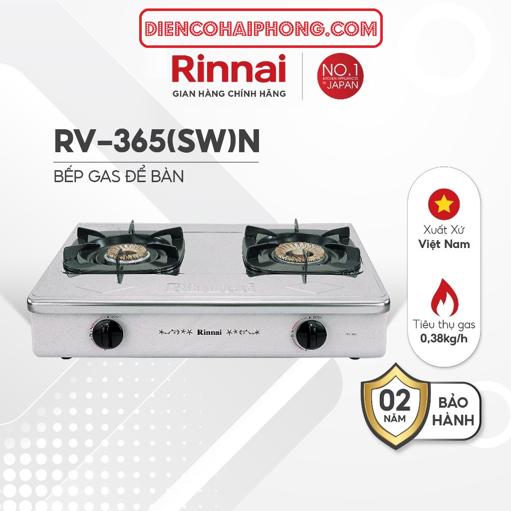 Bếp gas Rinnai RV 365 (sw)N