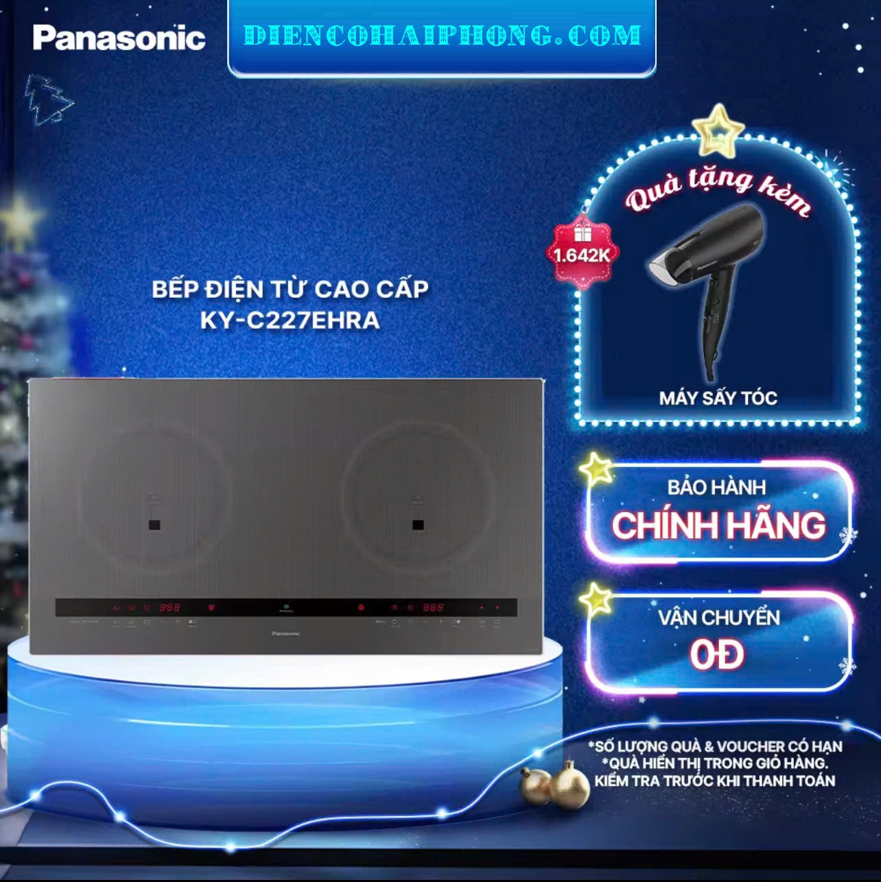 BẾP TỪ NHẬT BẢN PANASONIC KY-C227E