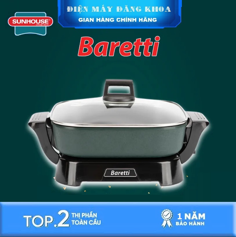 Nồi lẩu điện 5L Baretti BRD471
