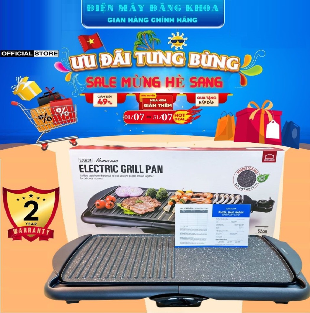 BẾP NƯỚNG ĐIỆN LOCK&LOCK EJG231