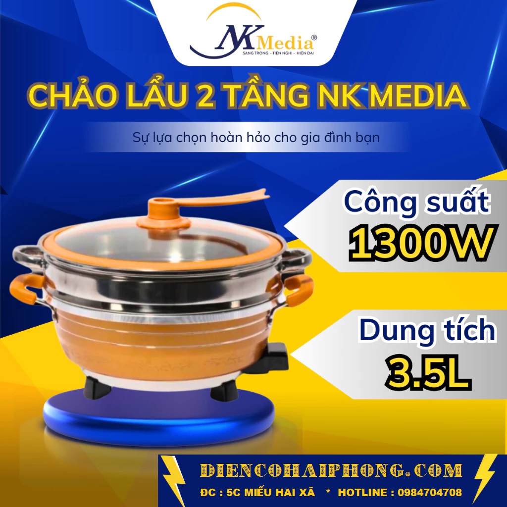 Chảo Lẩu Đa Năng Media MD-EP7913