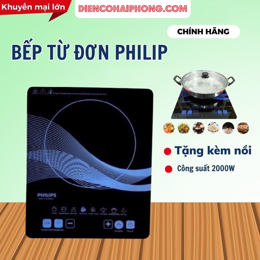 Bếp từ đơn Philips LT - 29 Công suất 2200W tặng nồi lẩu