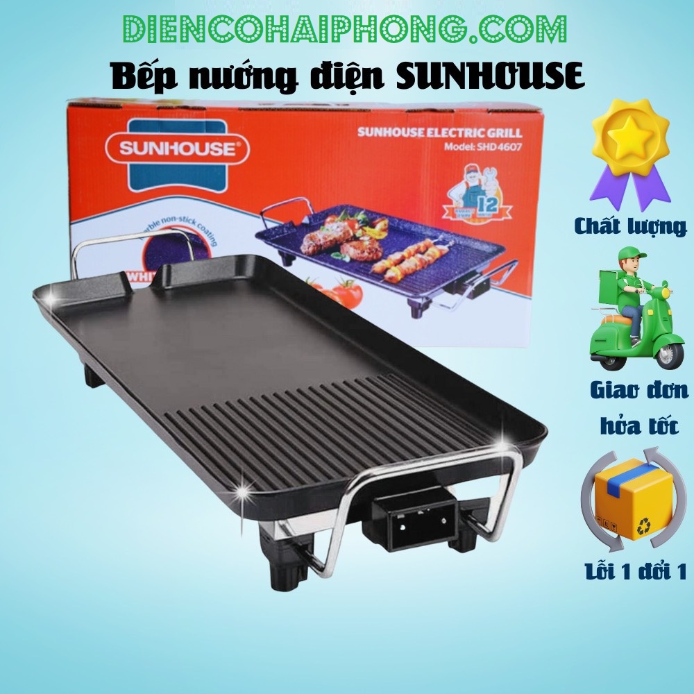 BẾP NƯỚNG ĐIỆN SUNHOUSE SHD4607