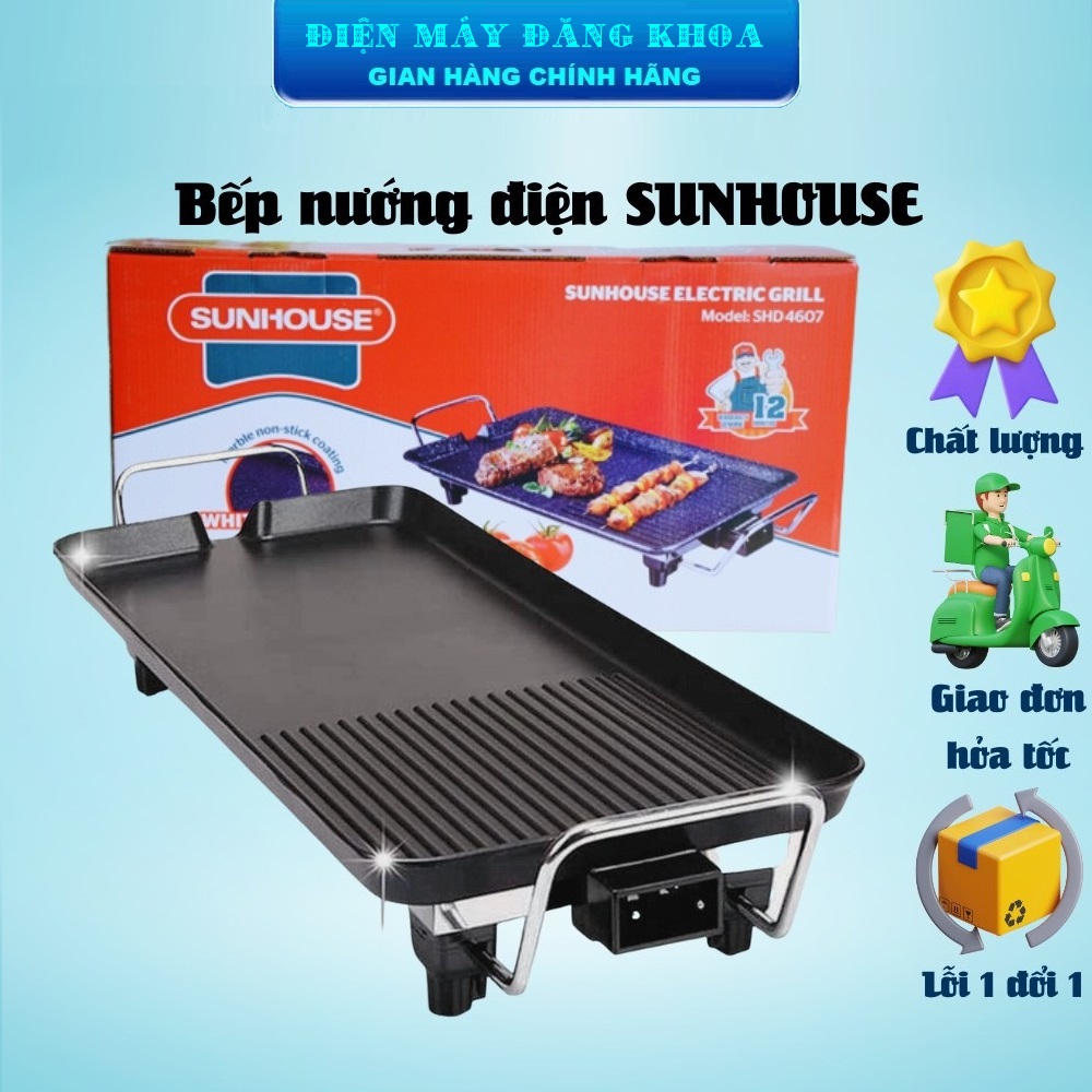 BẾP NƯỚNG ĐIỆN SUNHOUSE SHD4607