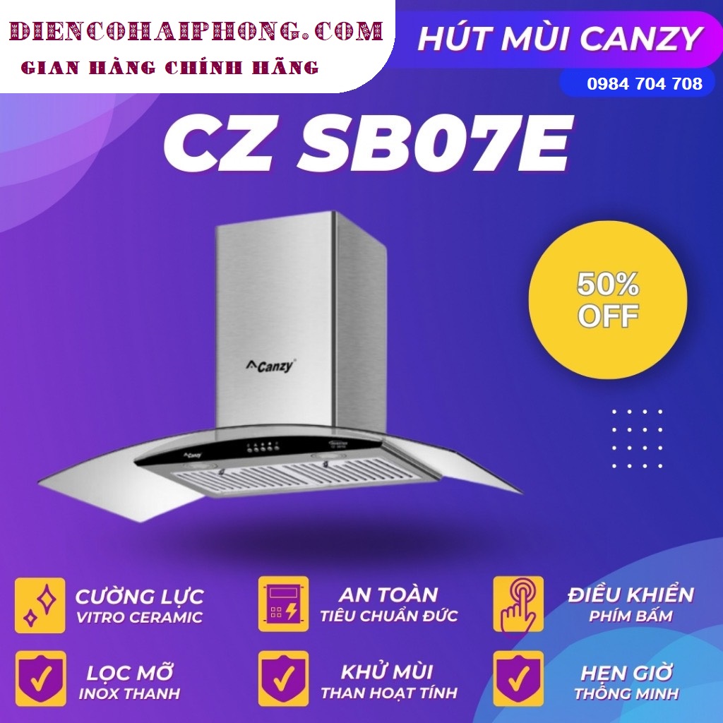 Máy hút mùi Canzy CZ SB07E