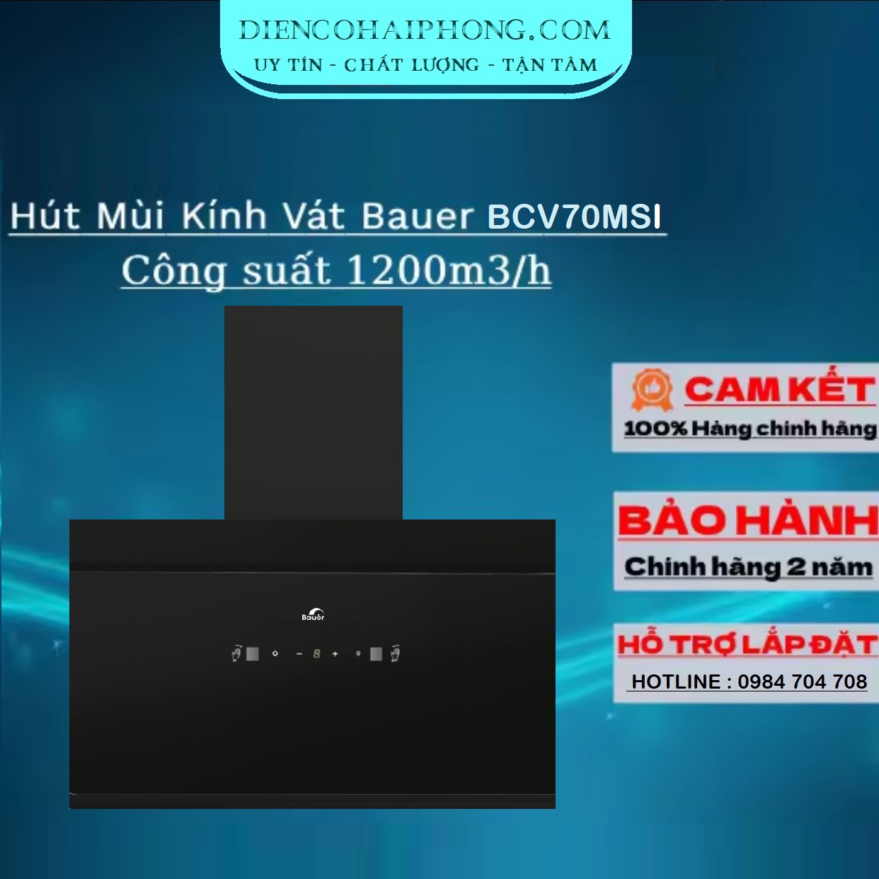 MÁY HÚT MÙI BAUER BCV70MSI