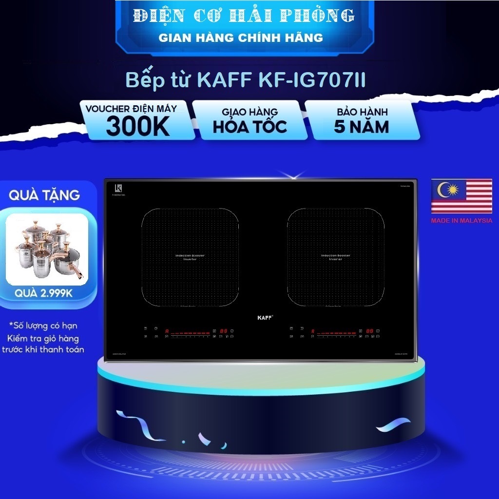 Bếp từ KAFF KF-IG707II ( tặng bộ nồi )