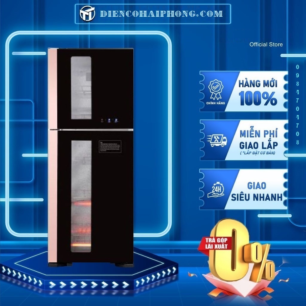 TỦ SẤY KHỬ TRÙNG BÁT ĐĨA BRAUN KOHN KS35G 198L