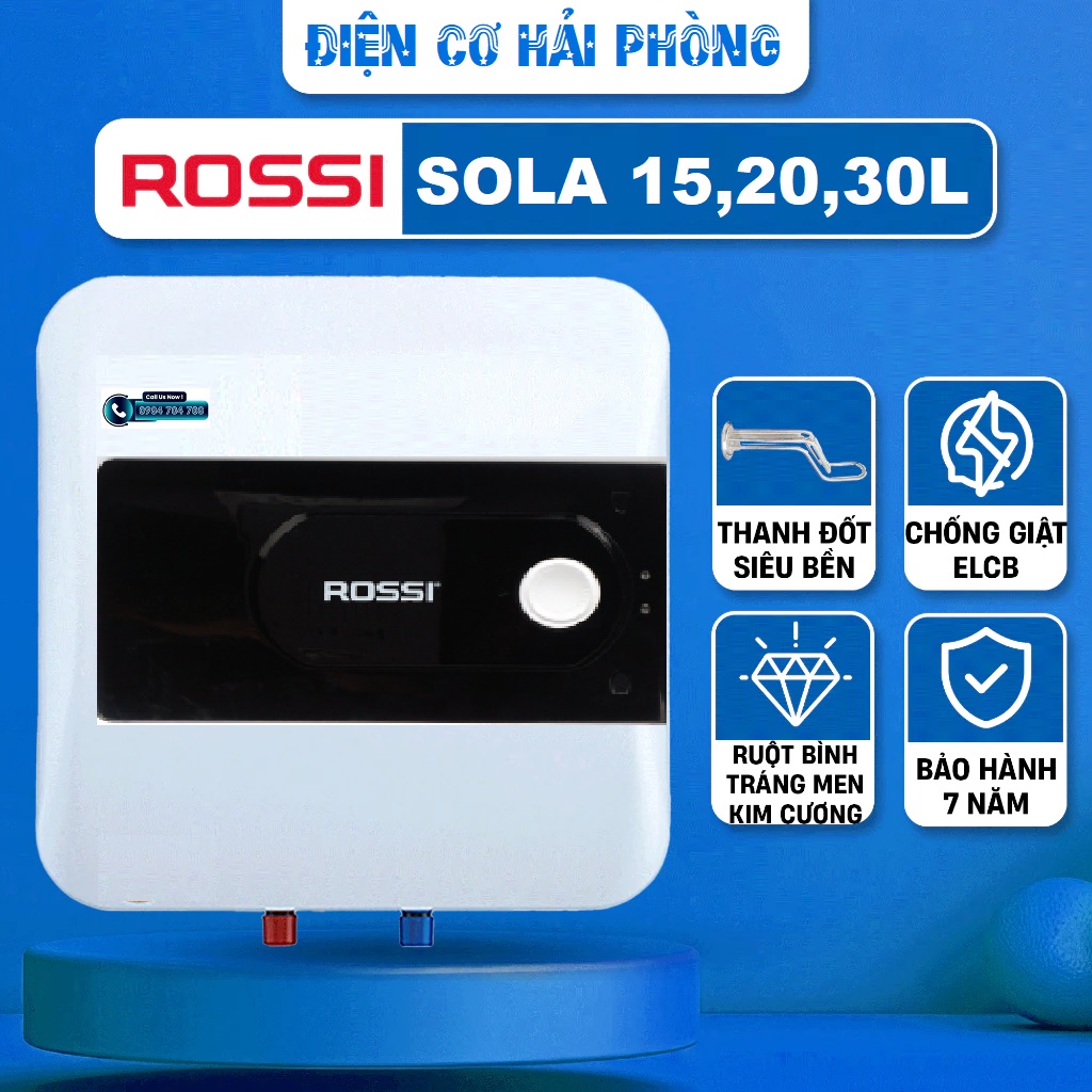 Bình nước nóng Rossi Sola RSA 15SQ 15L