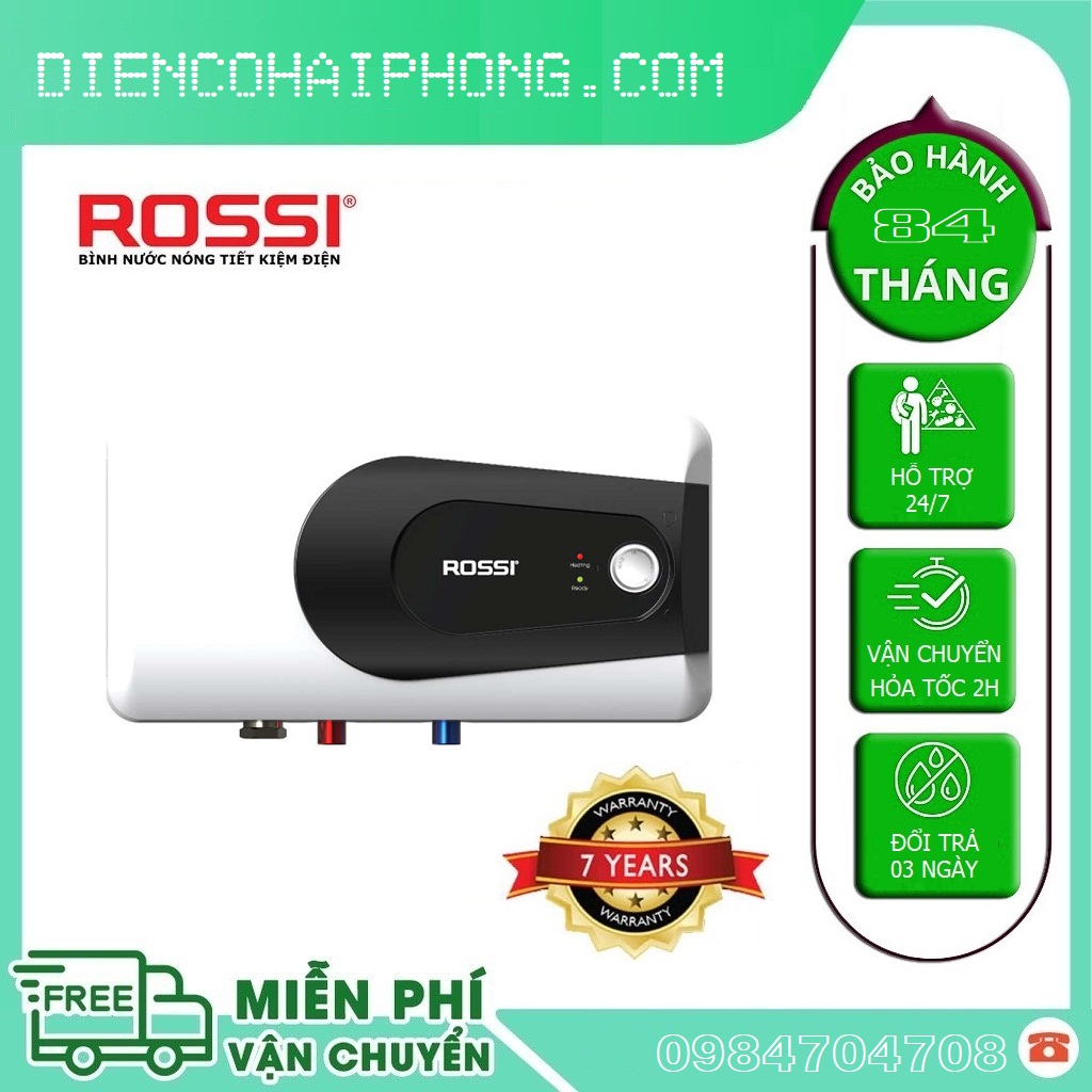 Bình Nóng Lạnh Rossi Ultra RUA 20SL 20 Lít Ngang