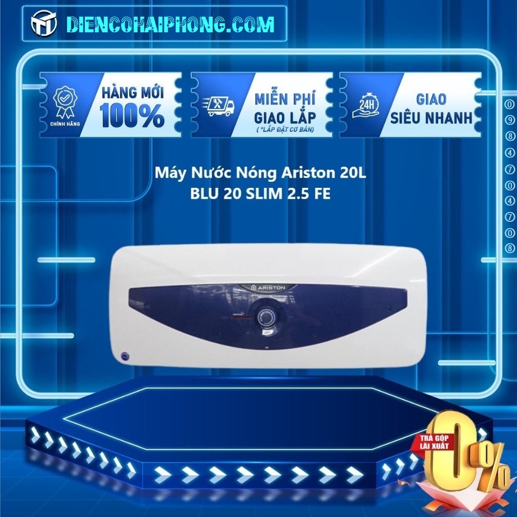 Bình nóng lạnh Ariston Blu 20SL 20L