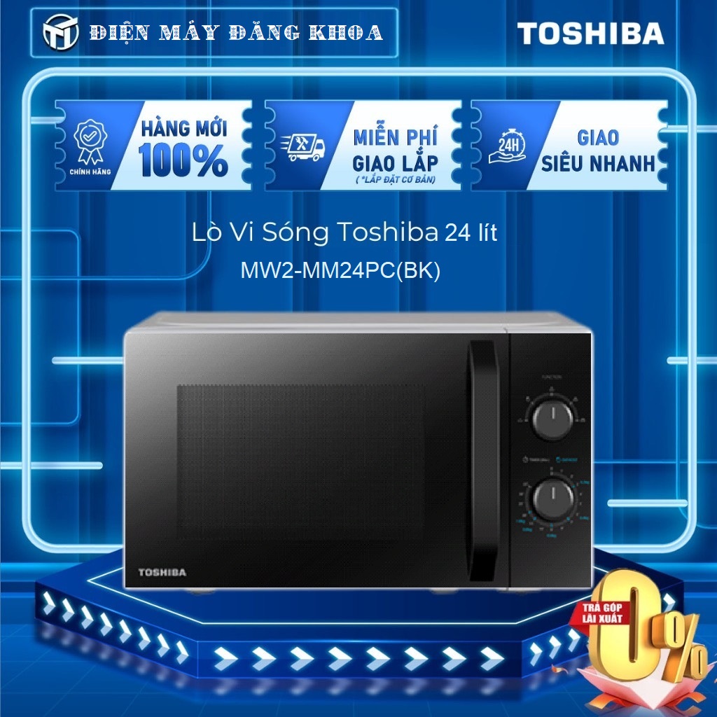 Lò vi sóng 24L Toshiba MW2-MM24PC(BK) Thái lan