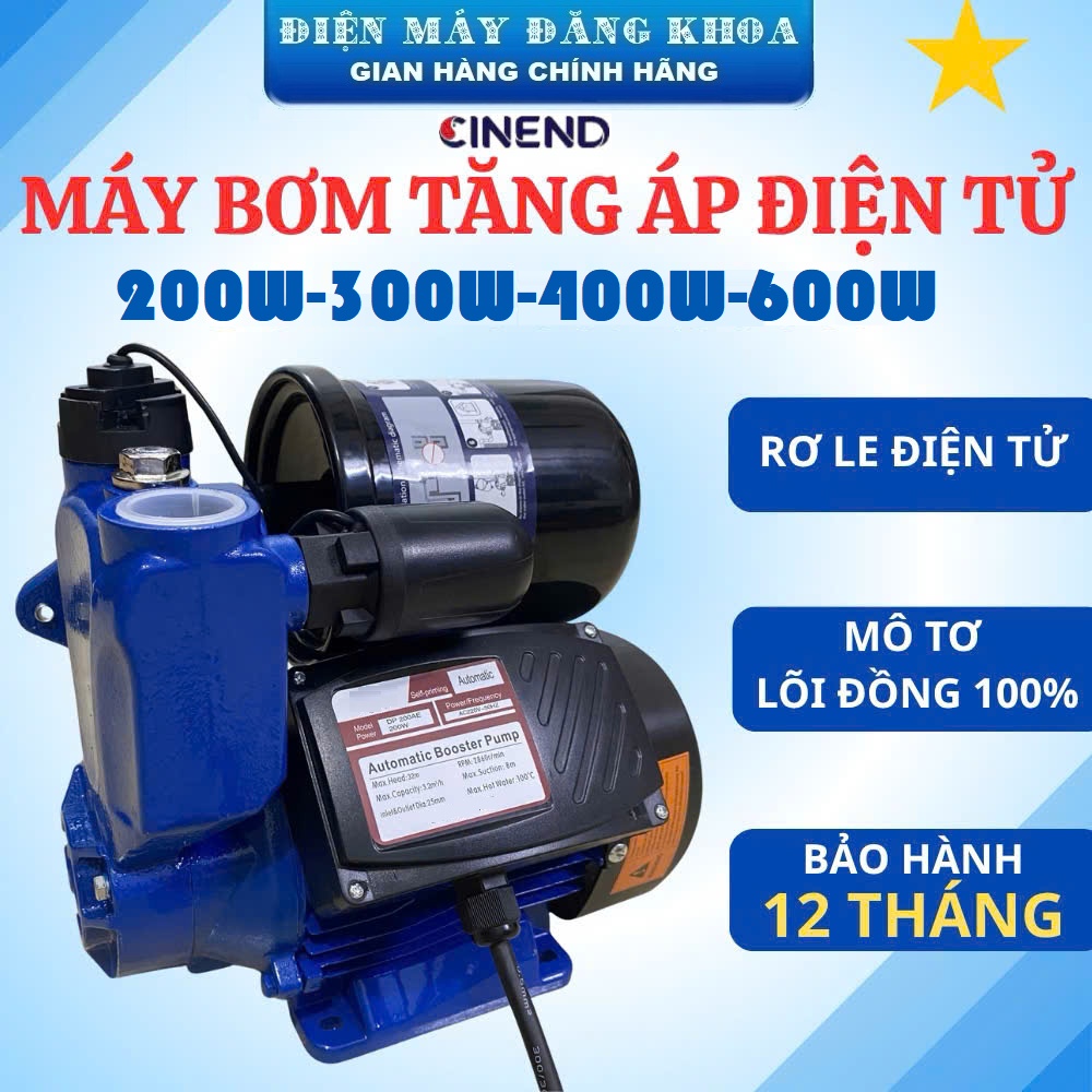 Máy bơm tăng áp điện tử thông minh CINEND PWZ600 600W