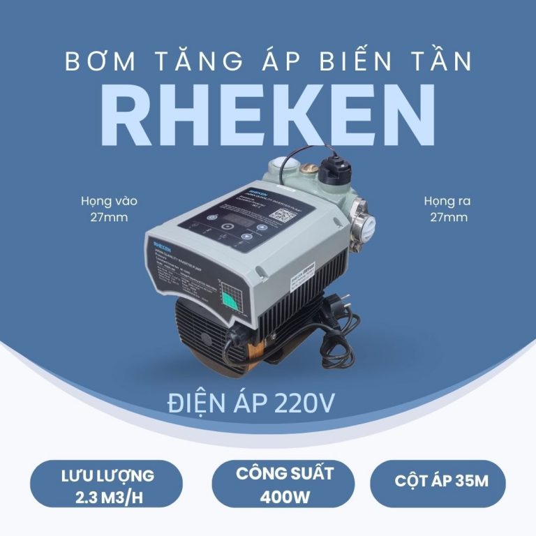 Bơm tăng áp biến tần Rheken WZB35- 400I