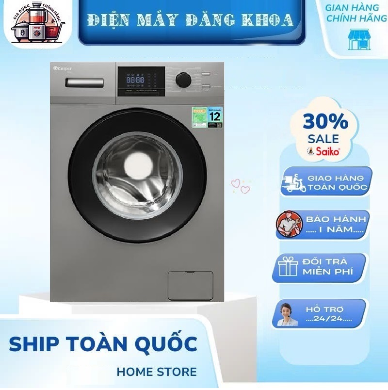 Máy giặt Casper Inverter 9.5 kg WF-95VG5