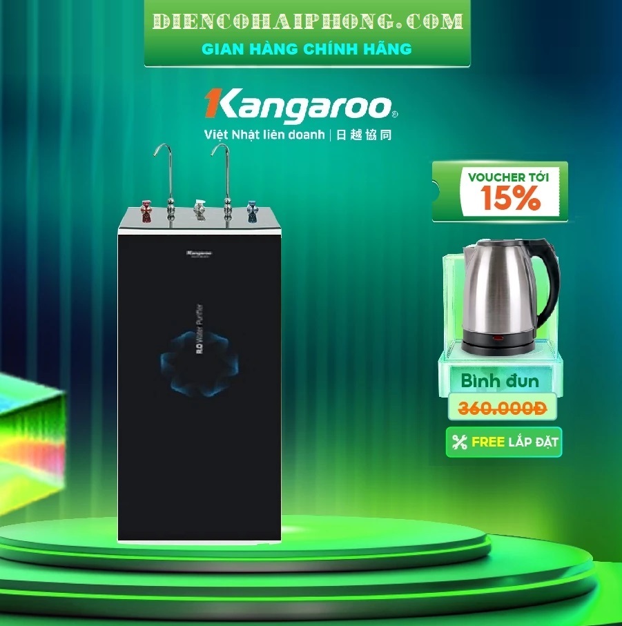 Máy lọc nước Kangaroo Hydrogen Infinity nóng lạnh KG09N8
