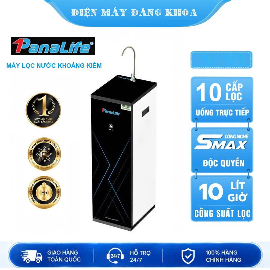 Máy lọc nước R.O Kiềm Panalife 10 cấp lọc