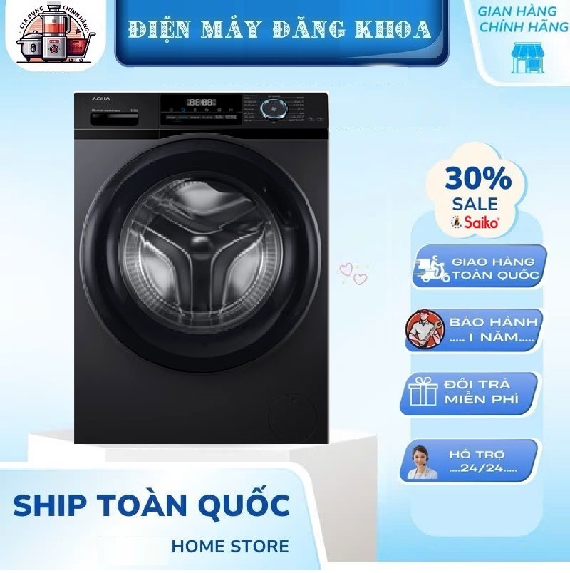 Máy giặt Aqua Inverter 9.5 kg AQD-A952J BK