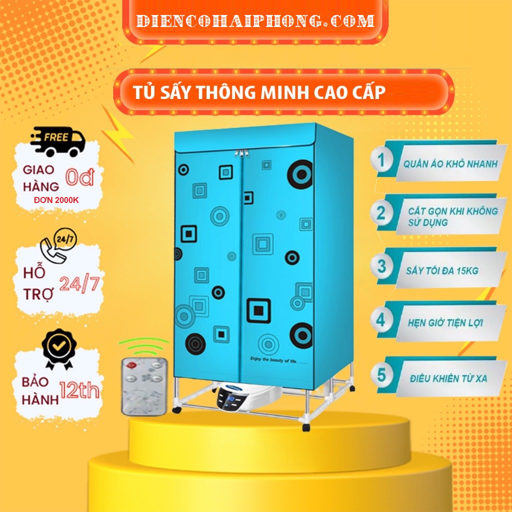 TỦ SẤY QUẦN ÁO FUJIKA FJ-CD01016 ( hết hàng )
