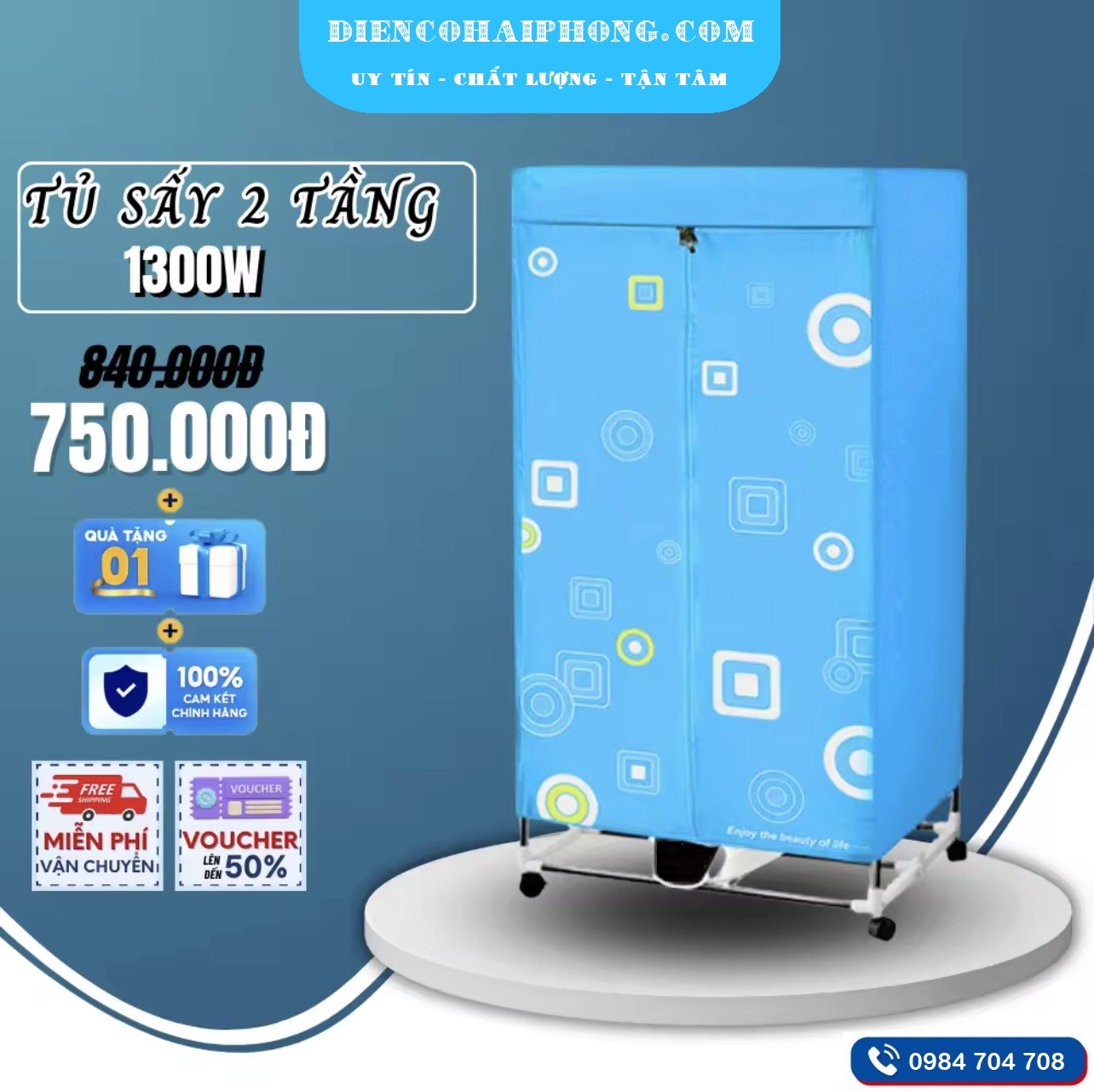 Tủ Sấy Quần Áo Fujika FJ-CD0116 ( hết hàng )