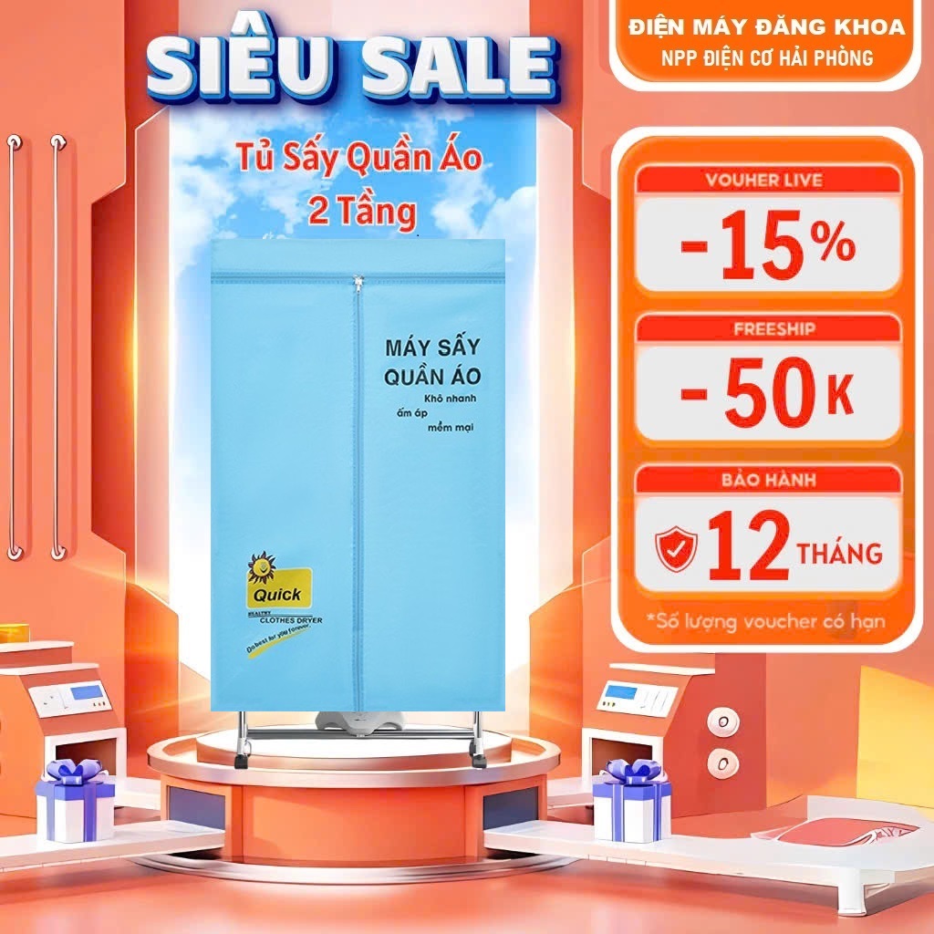 Tủ sấy quần áo kimiko IK-106pro ngang 90cm