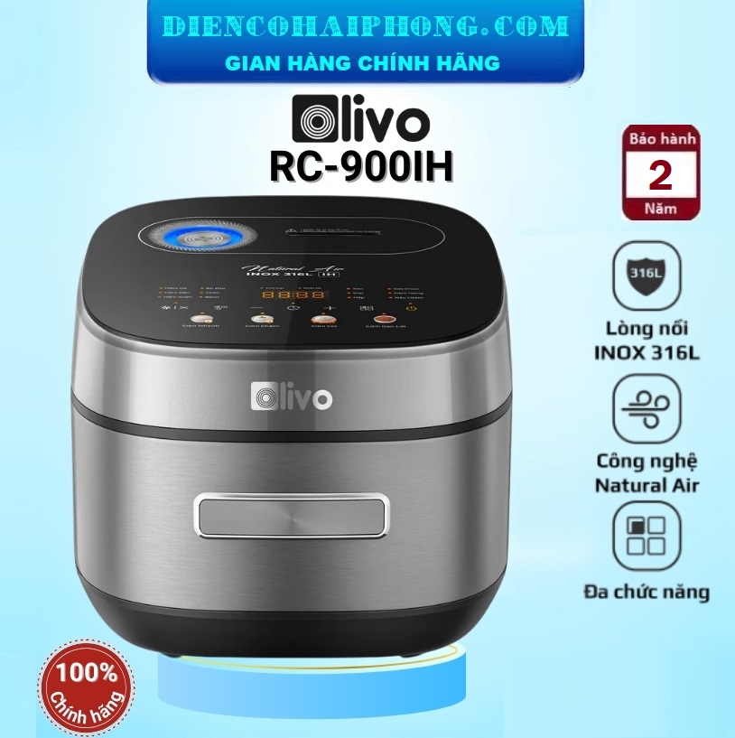 Nồi cơm điện cao tần Olivo RC-900IH 1,5l