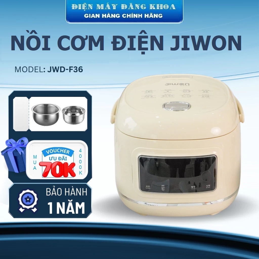 Nồi cơm điện tách đường JIWON JW-34F 1,2L