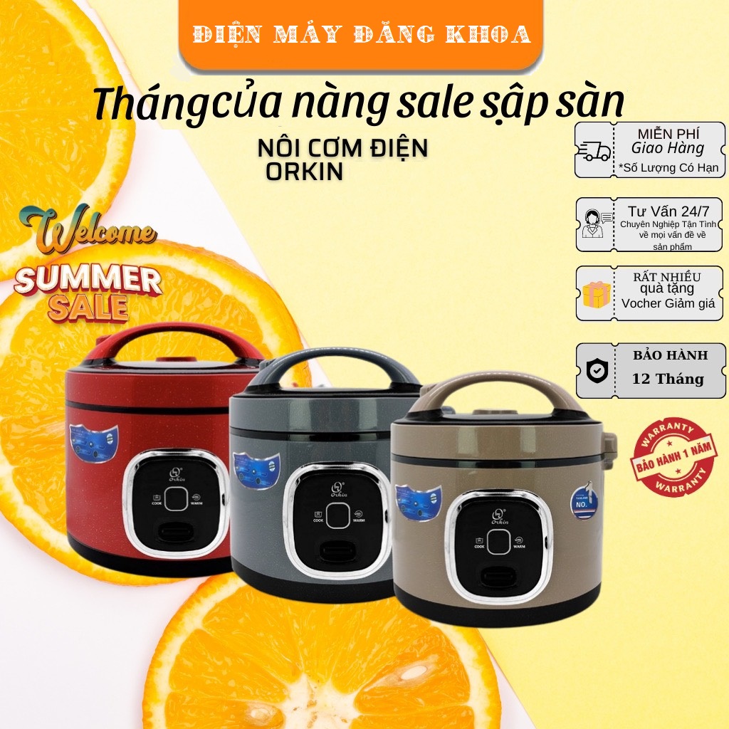 Nồi cơm điện Thái lan Orkin OR12, 1.2 lít