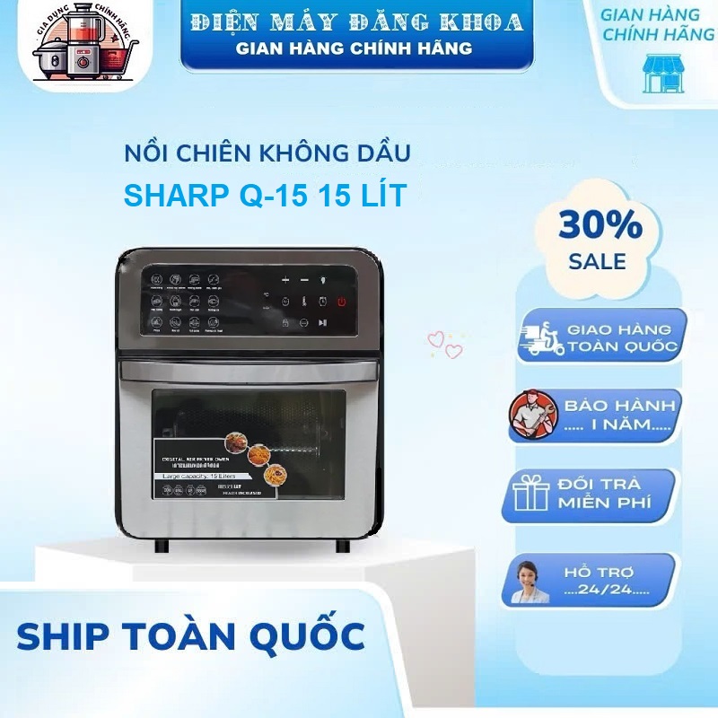 Nồi chiên không dầu Sharp Q-15 15L
