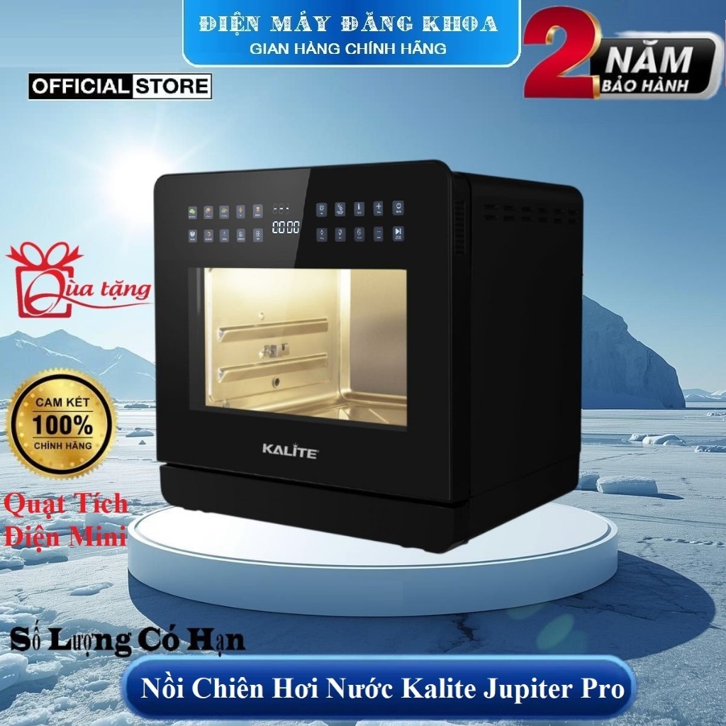 Nồi chiên hơi nước Kalite Jupiter Pro 18L
