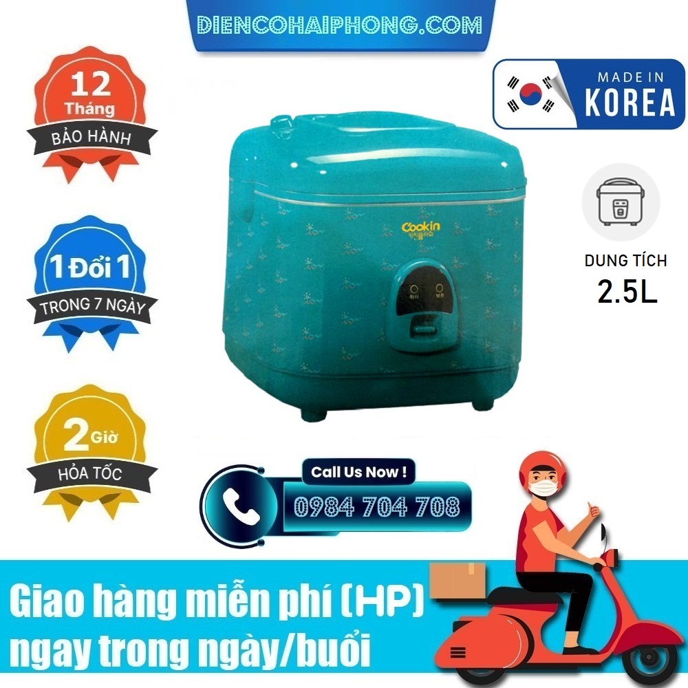 Nồi cơm điện Cookin KCJ-15A Korea (2.5l )