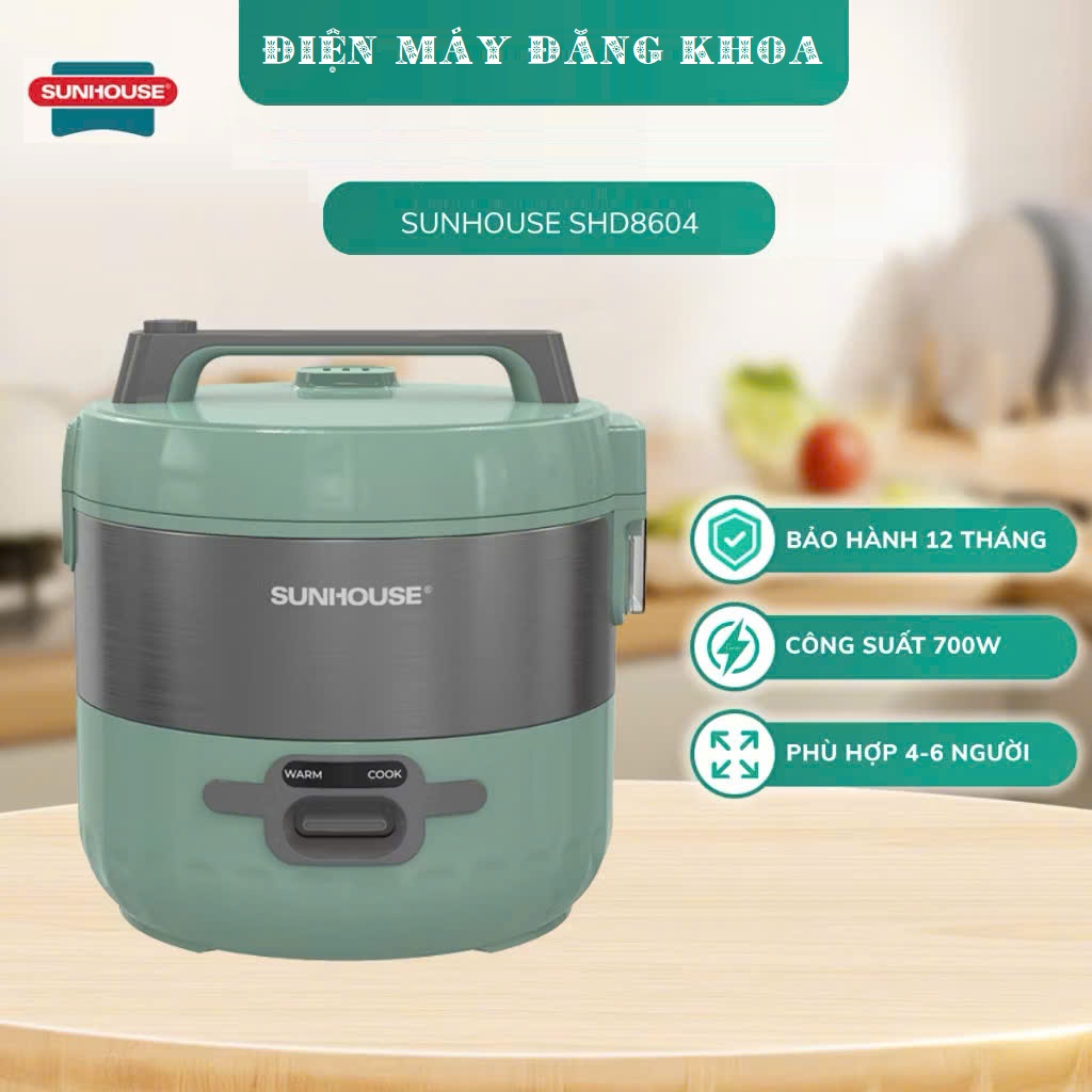 NỒI CƠM ĐIỆN 1.8L SUNHOUSE SHD8604