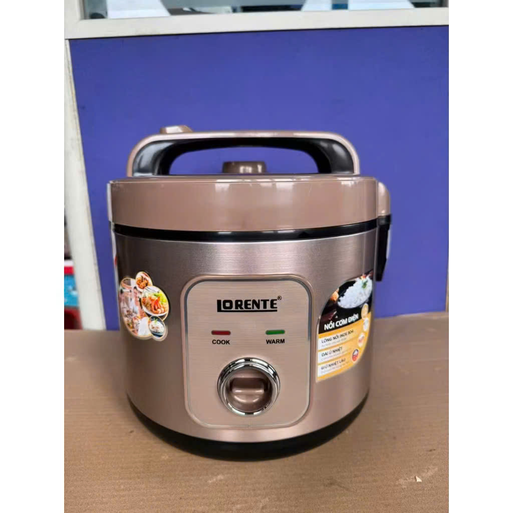 Nồi cơm điện 1,2 lít Lorente LT-8386 XOONG inox dày