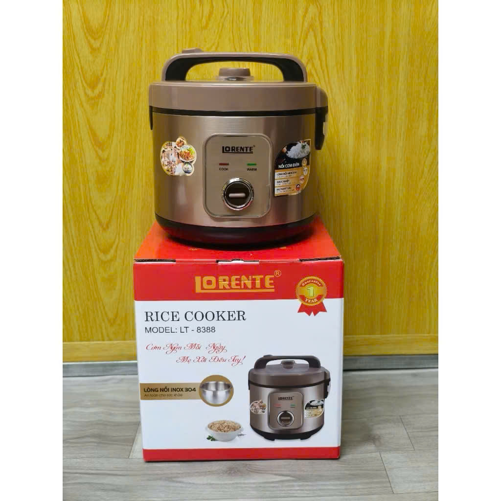 Nồi cơm điện 1,8 lít Lorente LT-8388