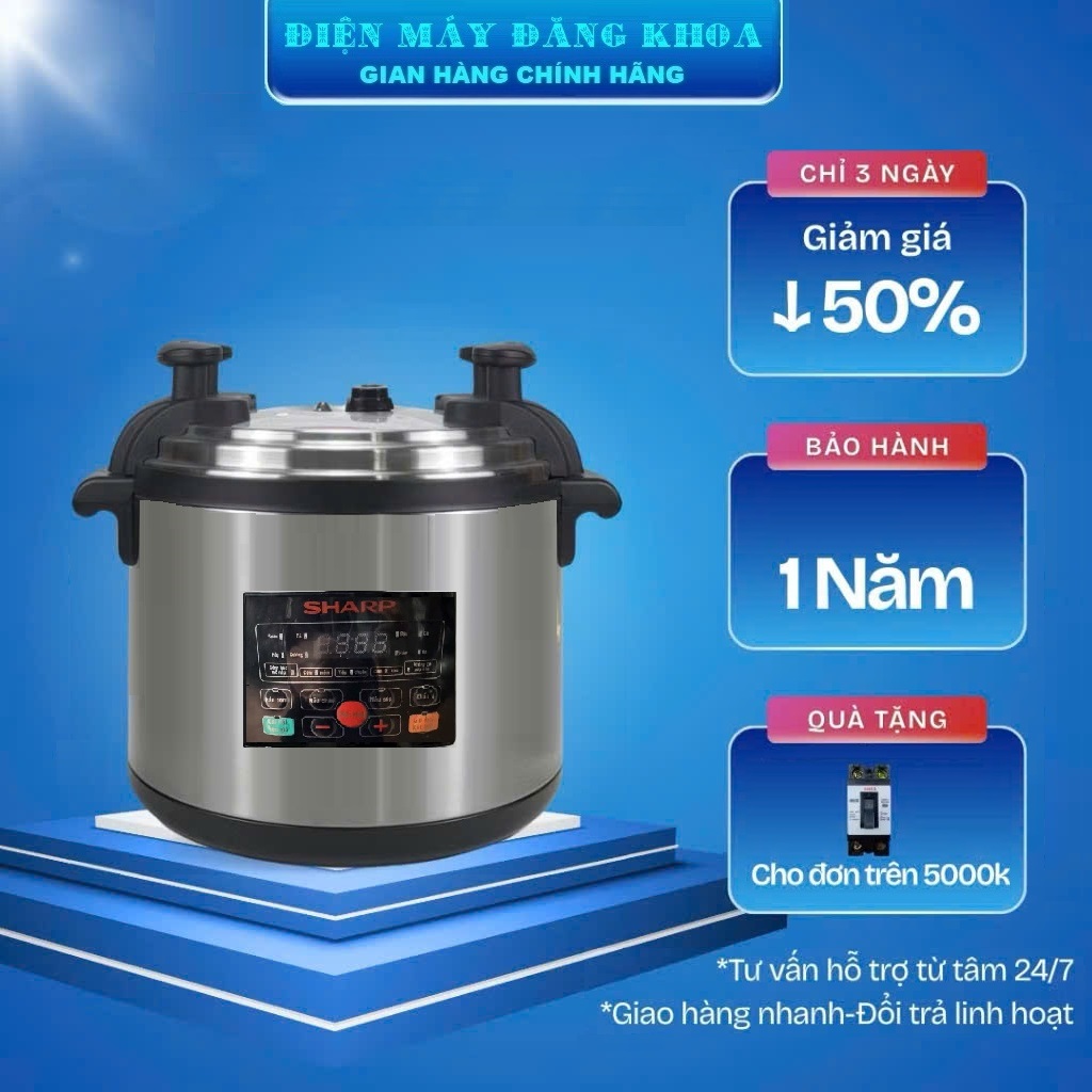 Nồi Áp Suất Điện SHARP KS-018L Dung Tích 18 Lít