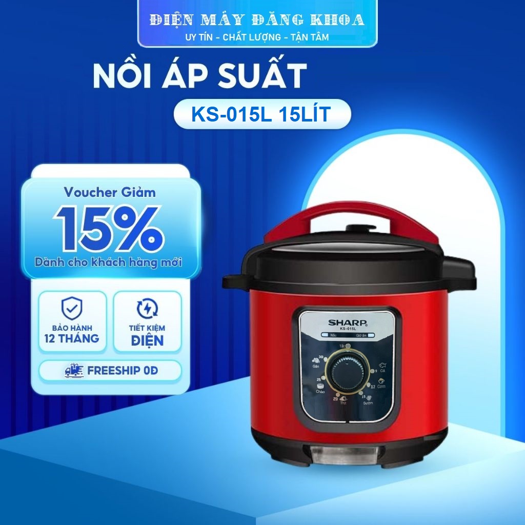 Nồi áp suất điện Sharp KS-015L 15L